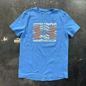 Under Armour Shirt Sleeve Tee Puff Print Kids/Youth Size XLarge Big Graphic